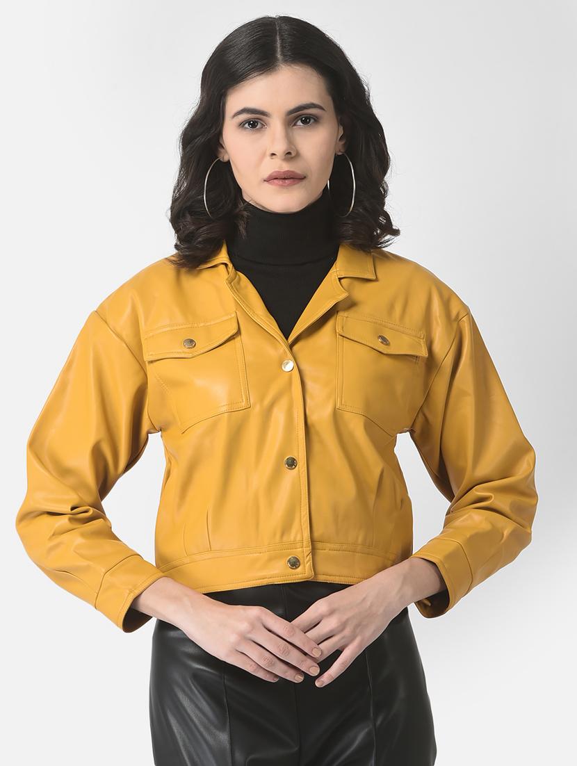solids leatherette jacket - 19178444 - Zoom Image - 0