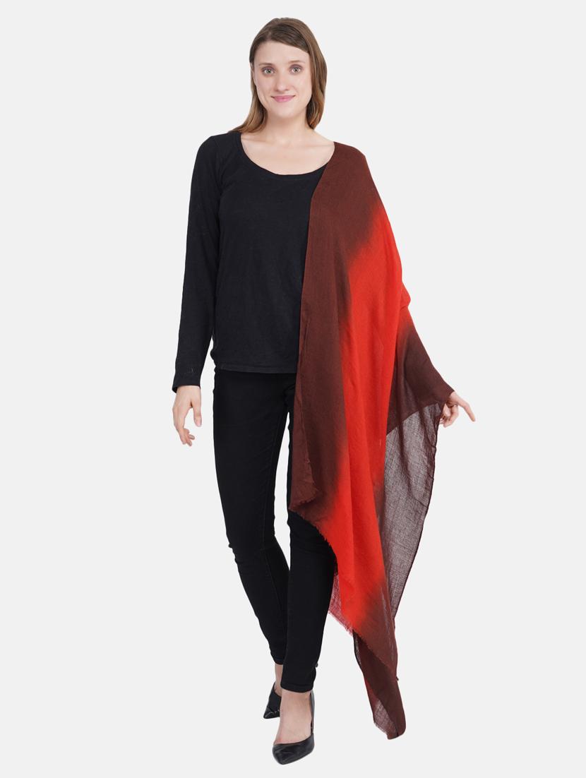 women's color block print stole - 19178484 - Standard Image - 1