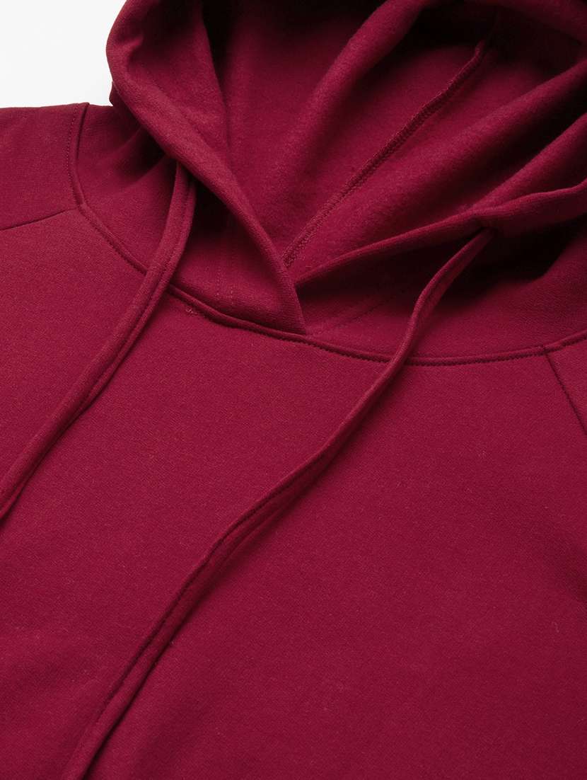 hooded neck solid plus sweatshirt - 19178498 -  Standard Image - 4