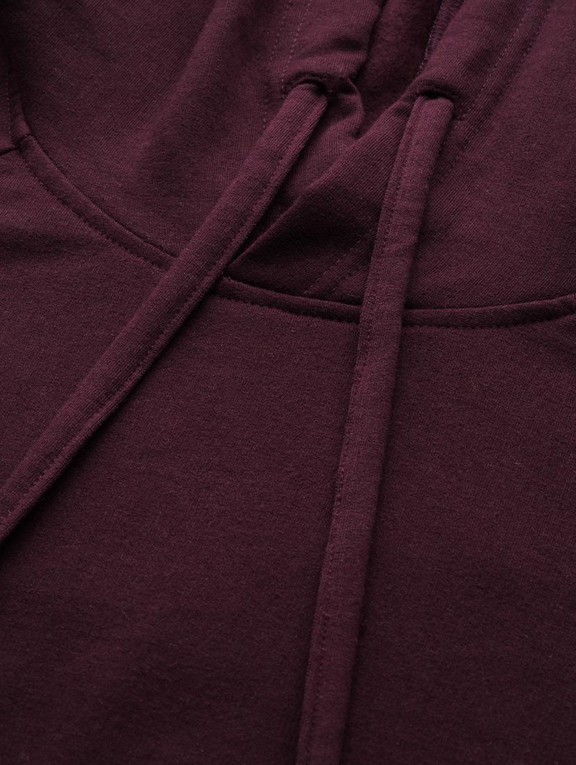 hooded neck solid plus sweatshirt - 19178499 - Standard Image - 4
