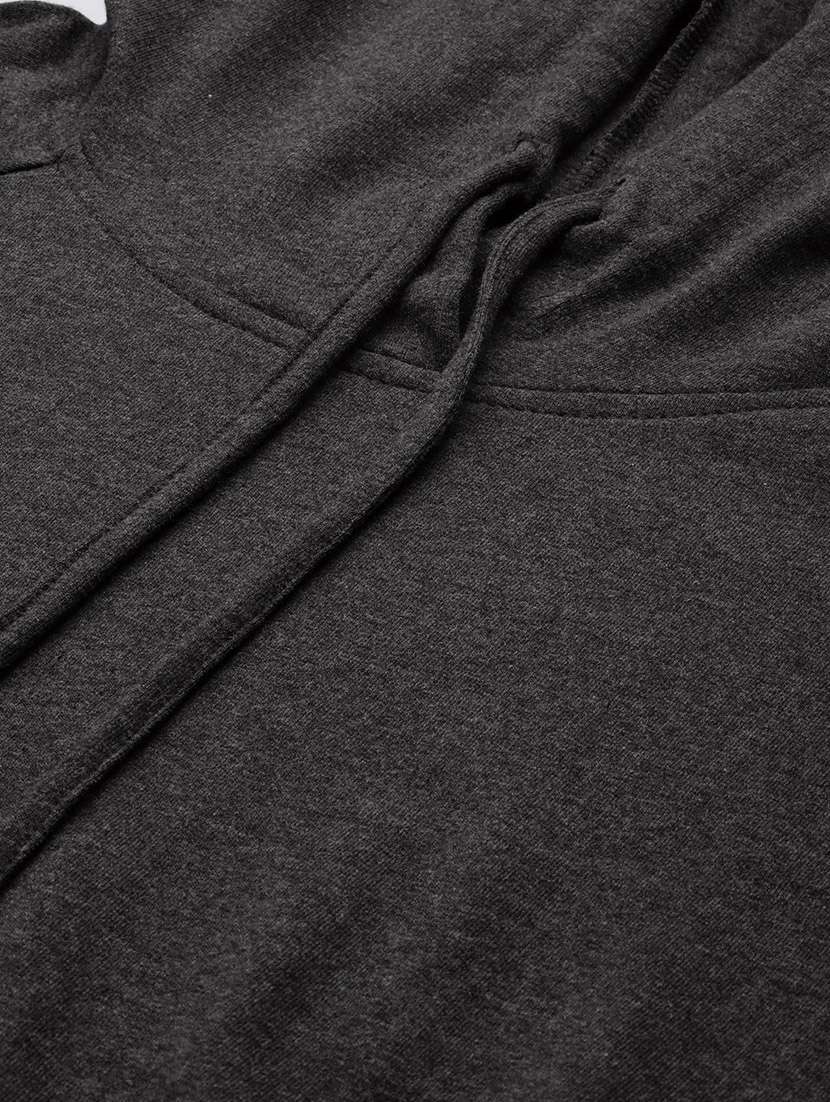 hooded neck solid plus sweatshirt - 19178504 - Standard Image - 4