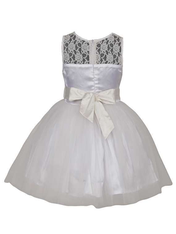 girls round neck sleeveless frock - 19178534 -  Standard Image - 1