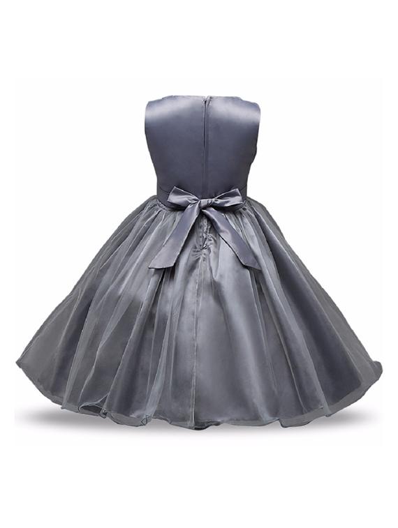 girls round neck sleeveless frock - 19178556 - Standard Image - 1