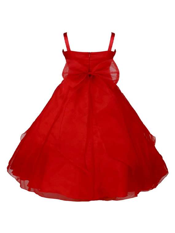 girls shoulder strap sleeveless frock - 19178592 -  Standard Image - 1