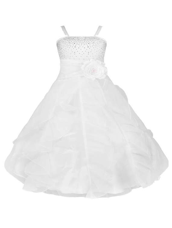 girls square neck sleeveless frock