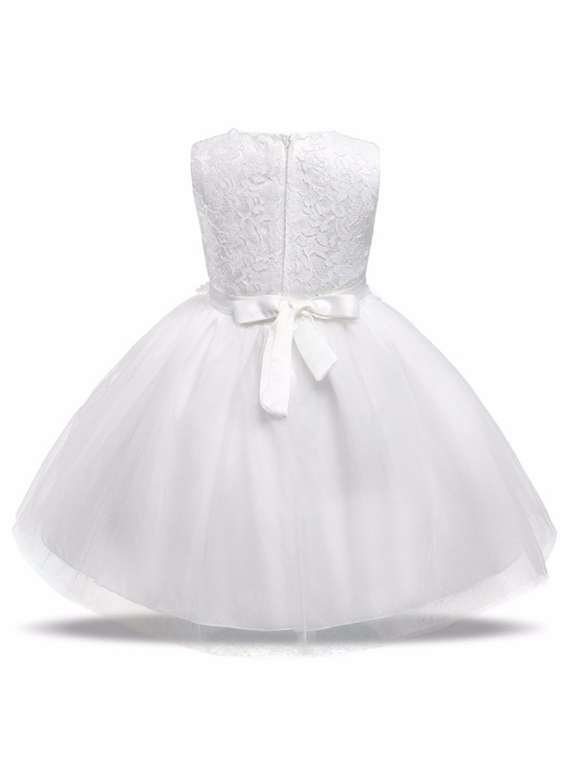 girls round neck sleeveless frock - 19178598 - Standard Image - 1