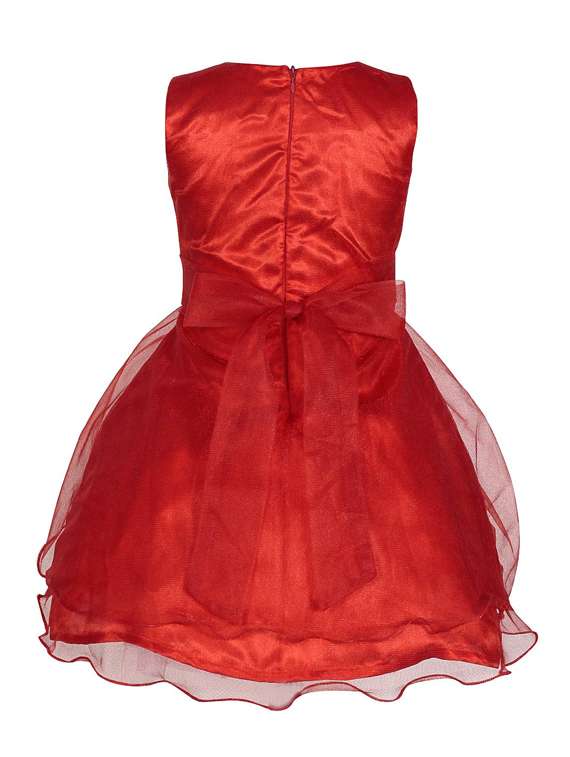girls round neck sleeveless frock - 19178644 -  Standard Image - 1