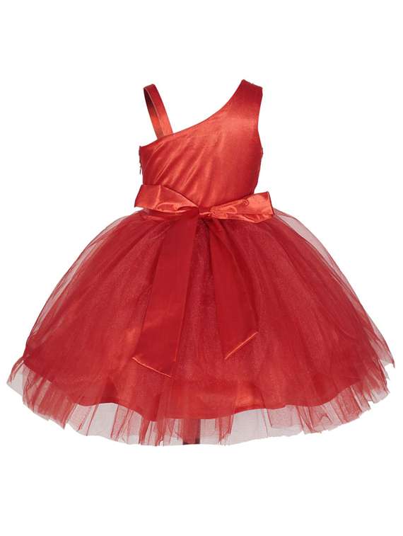 girls off shoulder sleeveless frock - 19178652 -  Standard Image - 1