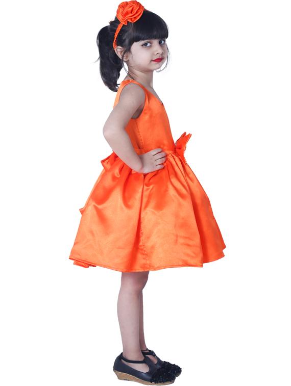 girls v neck sleeveless frock - 19178733 - Standard Image - 1