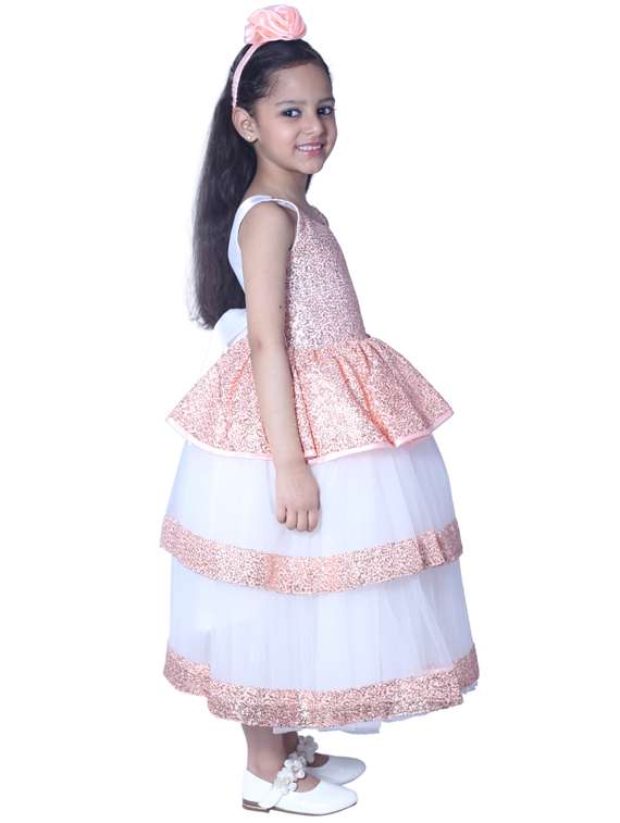girls round neck sleeveless frock - 19178746 -  Standard Image - 1