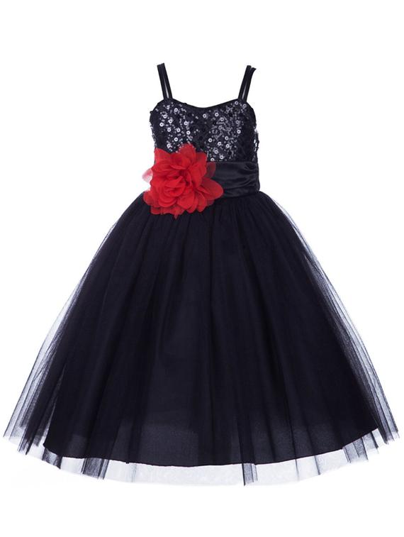 girls shoulder strap sleeveless frock