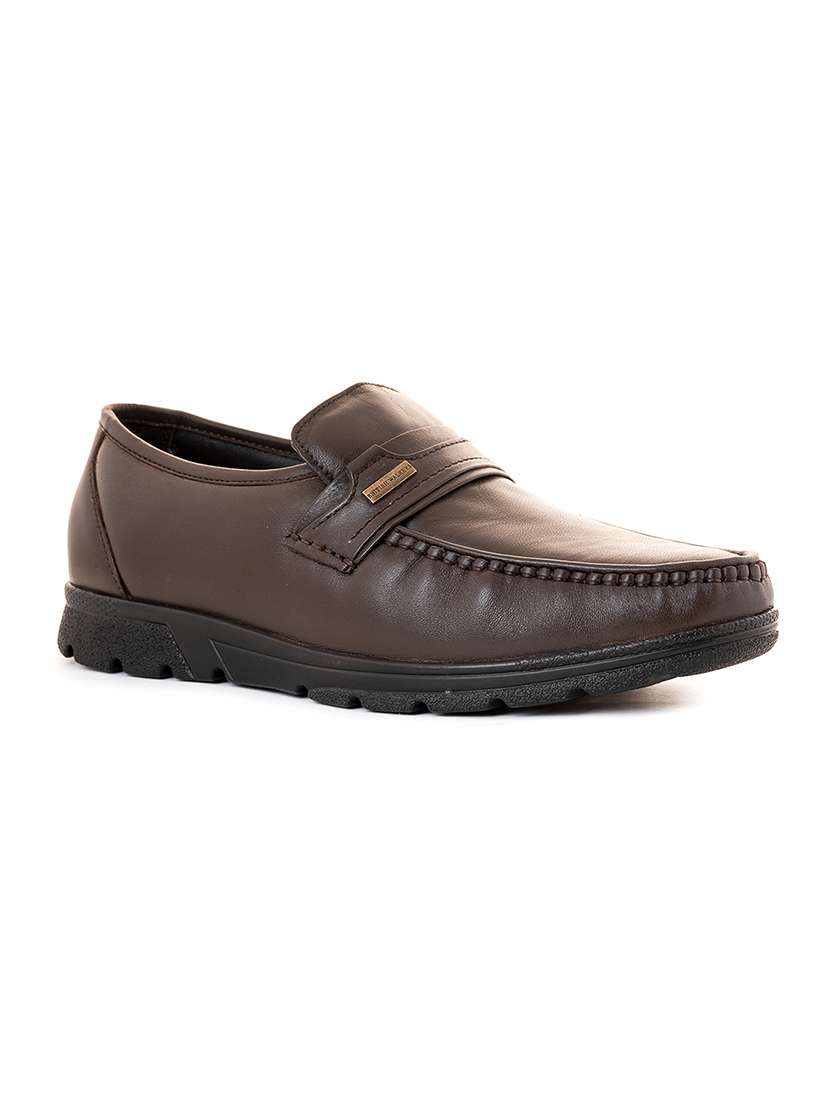 brown slip on shoes