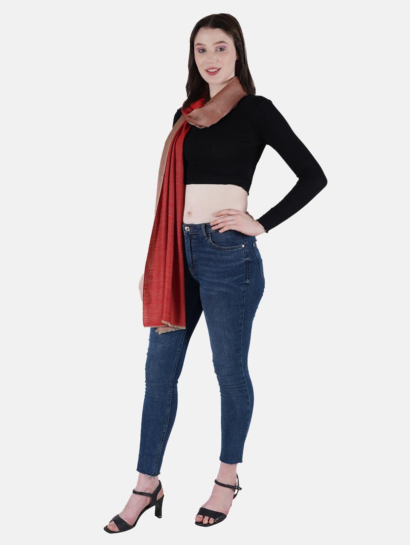 women's self design print stole - 19179180 - Standard Image - 1