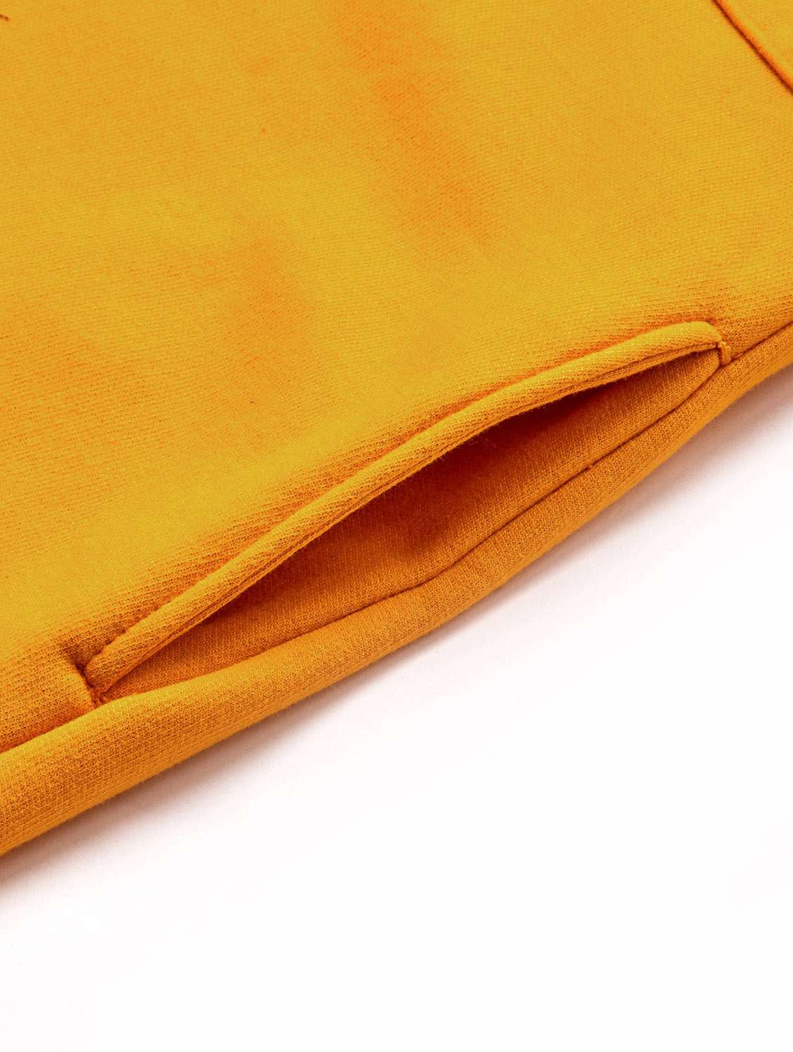 yellow solid a-line hooded dress - 19180701 -  Standard Image - 4