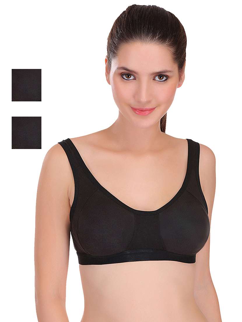  pack of 3 non padded sports bra