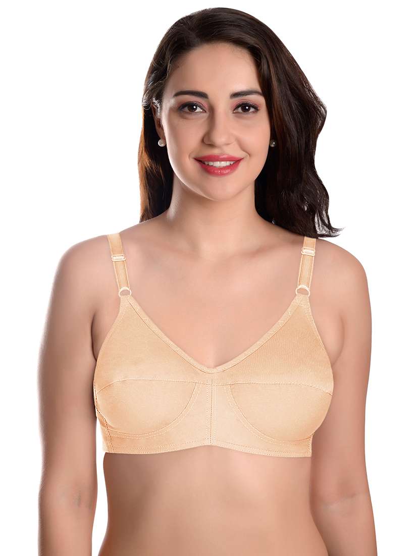 multi coloured solid bra - 19180750 -  Standard Image - 4