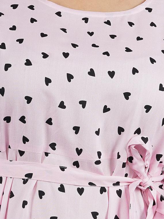 pink printed top - 19180788 - Standard Image - 4