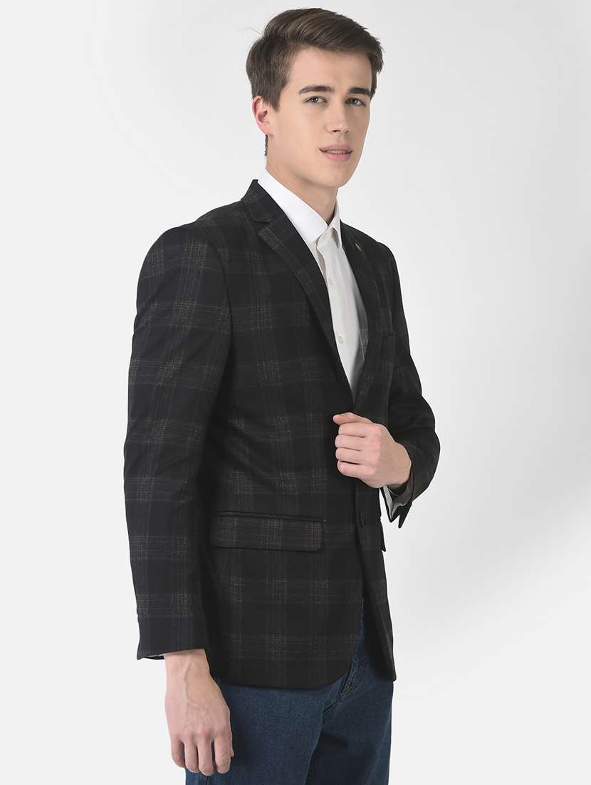 solid single breasted casual blazer - 19180846 -  Standard Image - 1