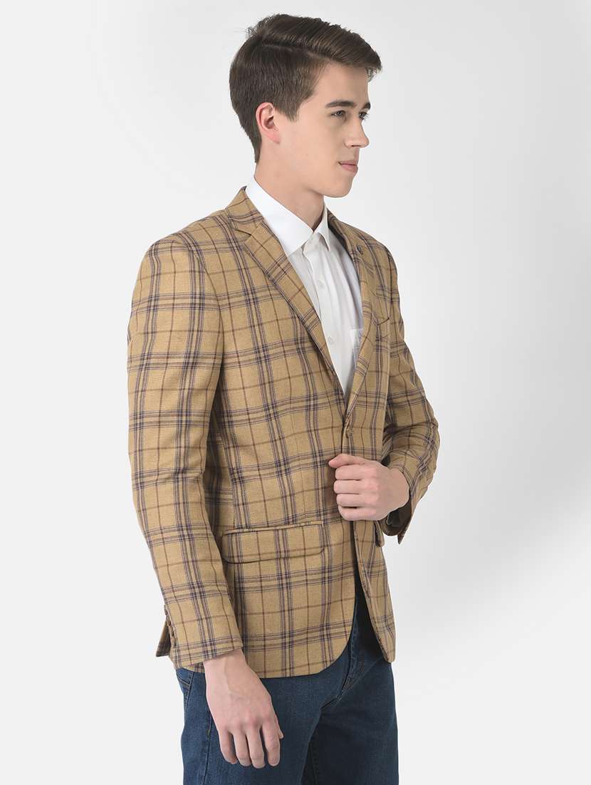 solid single breasted casual blazer - 19180852 -  Standard Image - 1