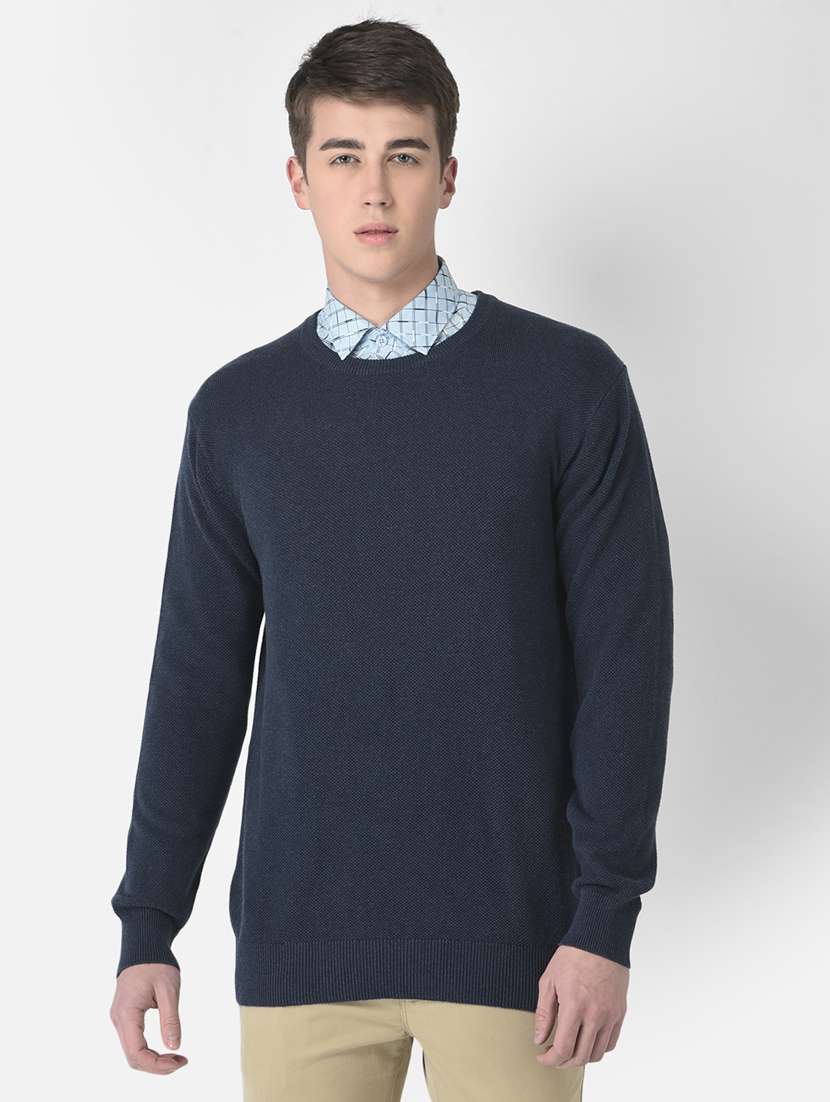 men round neck sweater