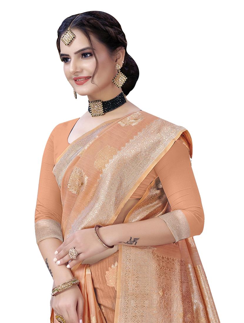 self design banarasi saree - 19183543 - Standard Image - 1