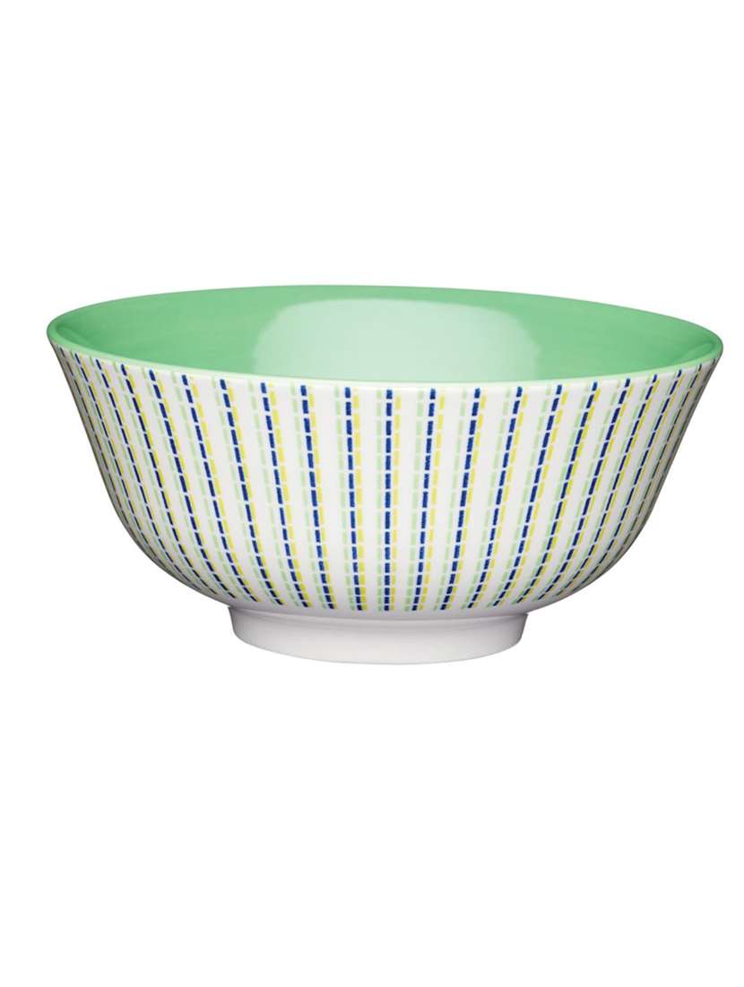 stoneware moroccan style lime hues bowl