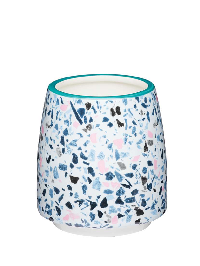 kitchencraft ceramic terrazzo planter