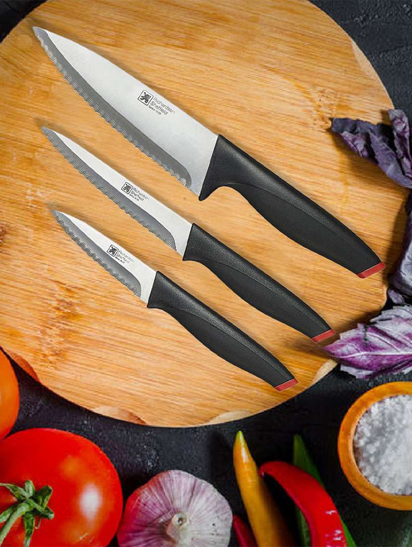 stainless steel kitchen knives set, set of 3