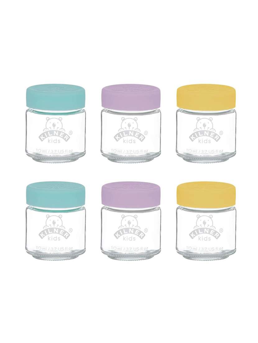kilner kids jars, set of 6, 110ml