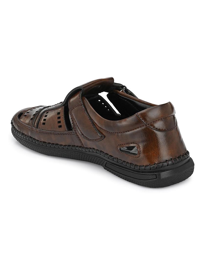 brown slip on sandal  - 19184874 -  Standard Image - 1