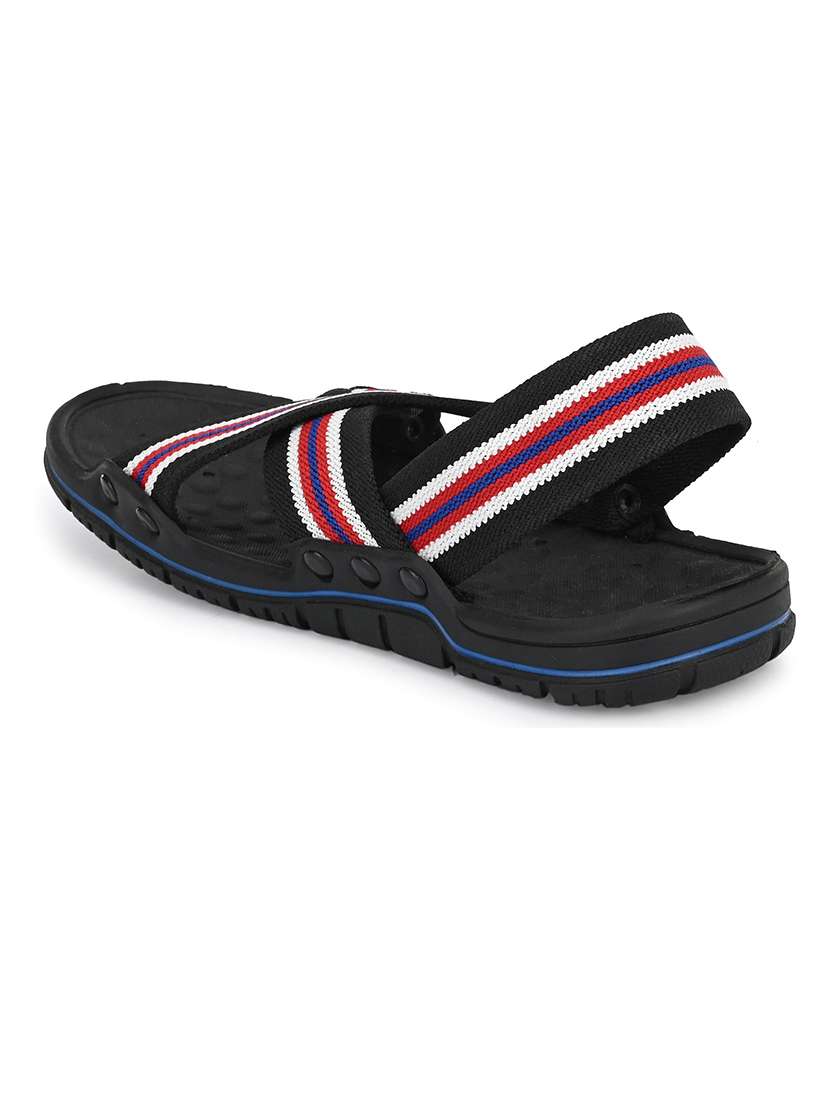 black slip on sandal - 19184886 - Standard Image - 1