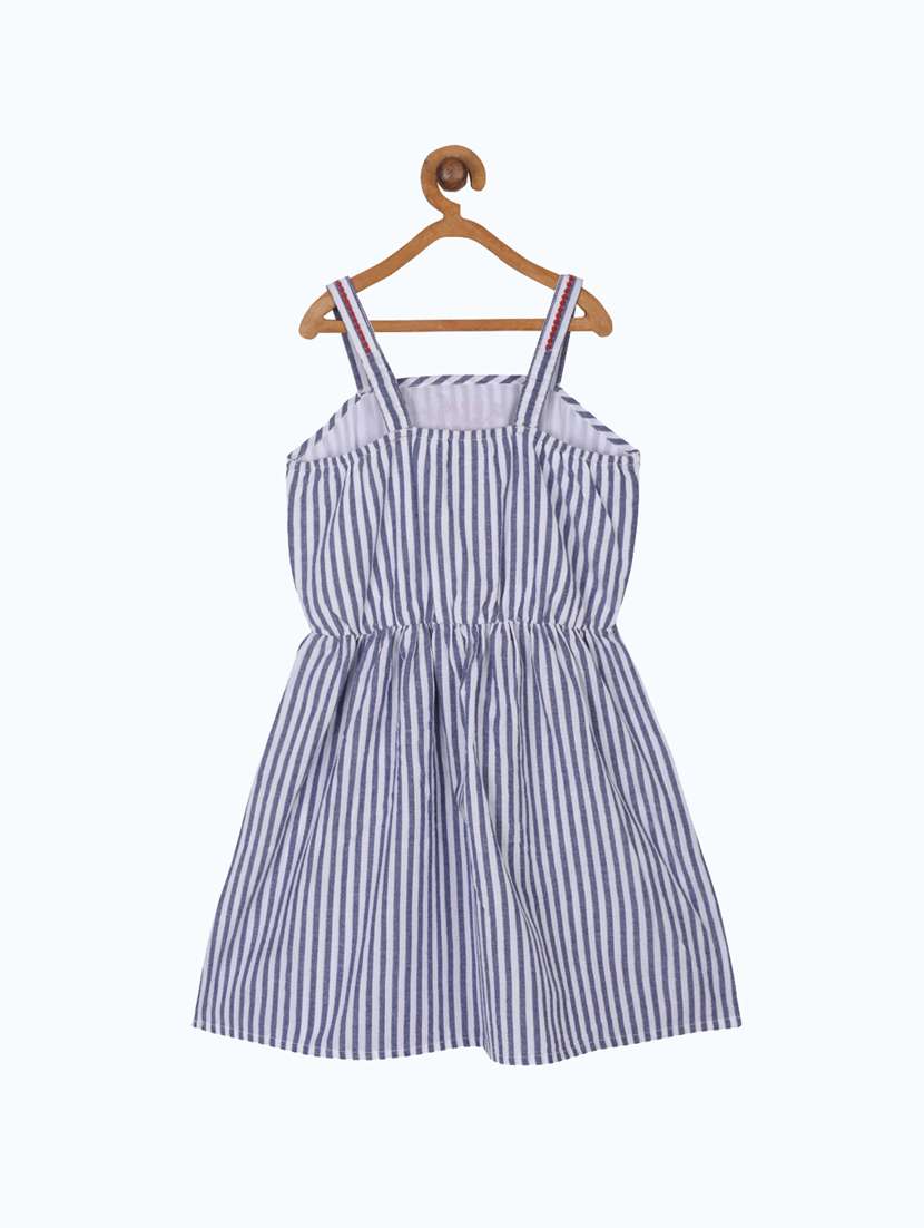 girls off shoulder sleeveless frock - 19185762 -  Standard Image - 1