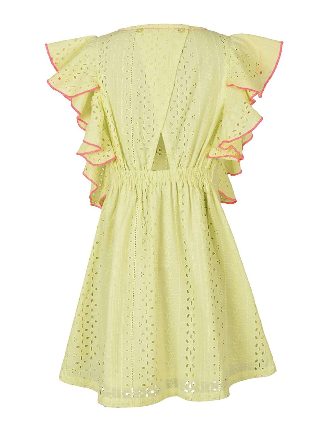 girls round neck cascade sleeves frock - 19185766 -  Standard Image - 1