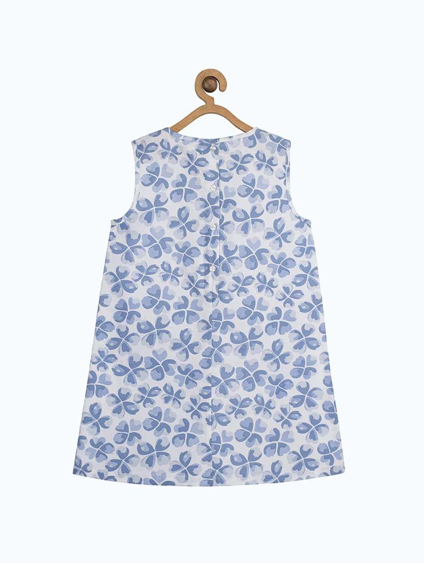 girls round neck sleeveless frock - 19185781 -  Standard Image - 1