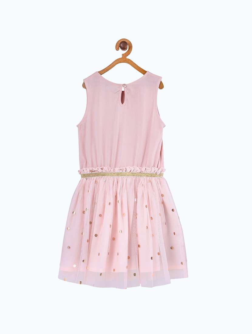 girls round neck sleeveless frock - 19185785 -  Standard Image - 1