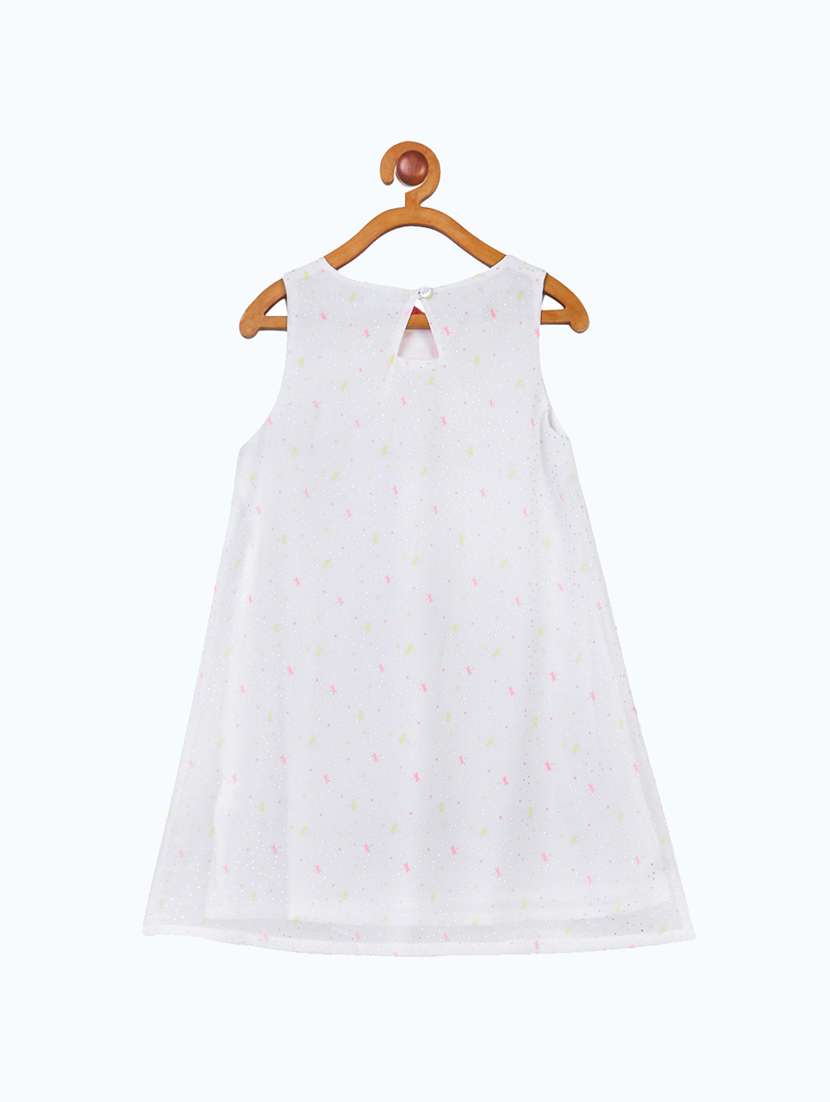 girls round neck sleeveless frock - 19185820 -  Standard Image - 1