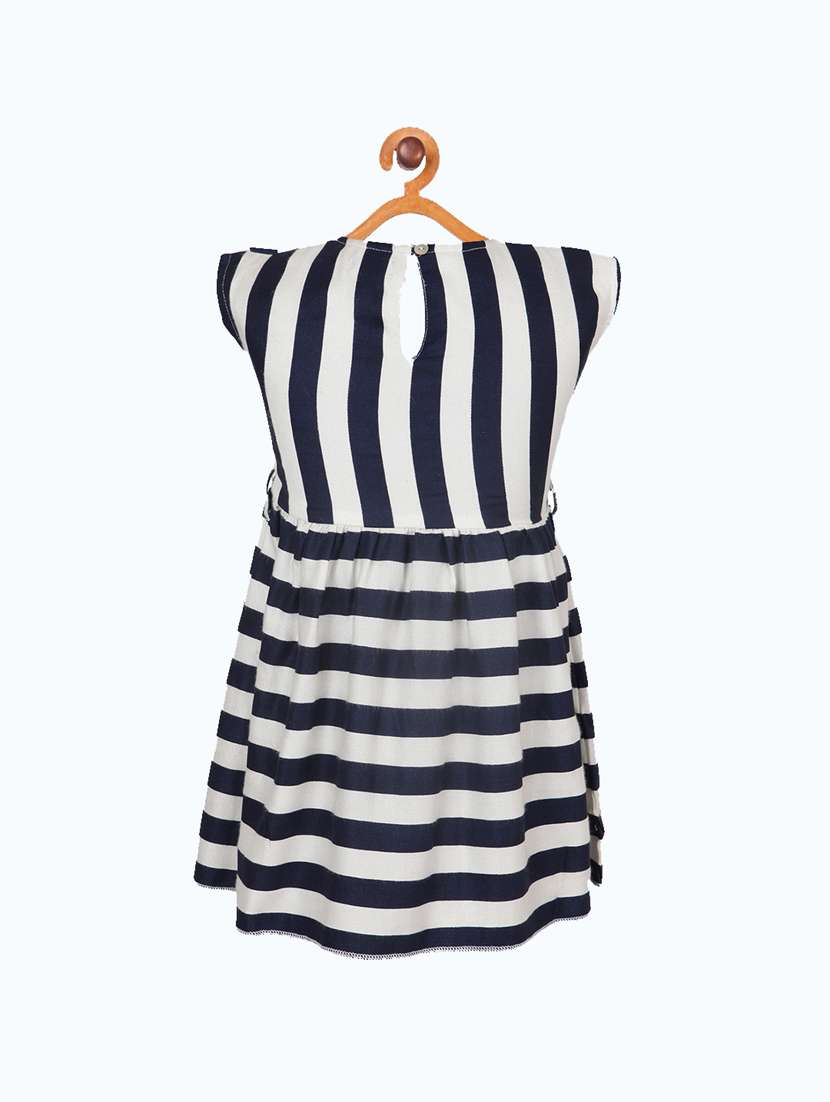 girls round neck short sleeves frock - 19185826 -  Standard Image - 1