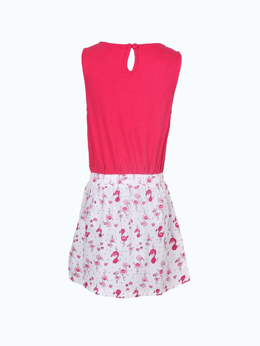 girls round neck sleeveless frock - 19185831 -  Standard Image - 1