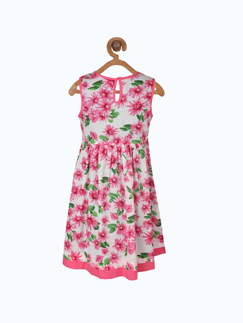 girls round neck sleeveless frock - 19185832 -  Standard Image - 1
