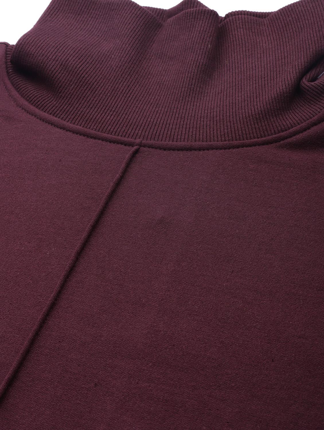 turtle neck solid plus sweatshirt - 19185876 - Standard Image - 4