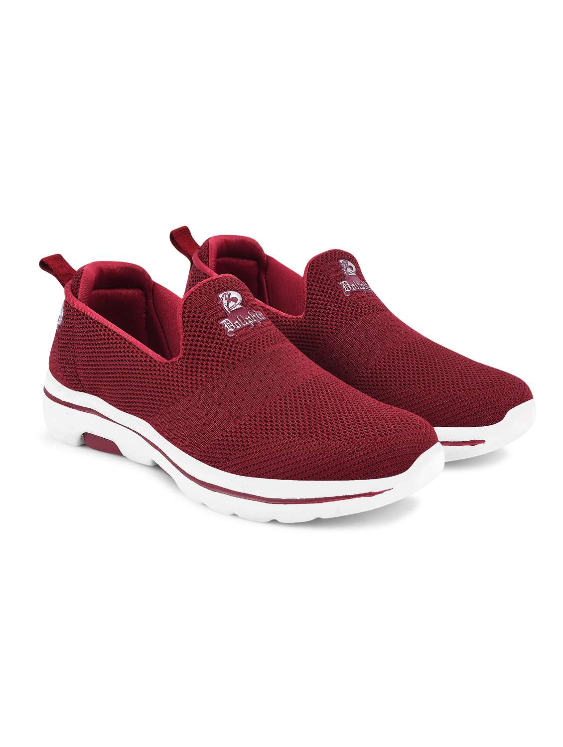 maroon slip on shoes - 19185985 -  Standard Image - 1