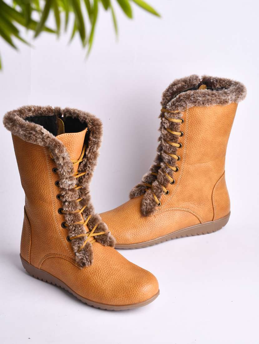 beige calf boot - 19185997 -  Standard Image - 4