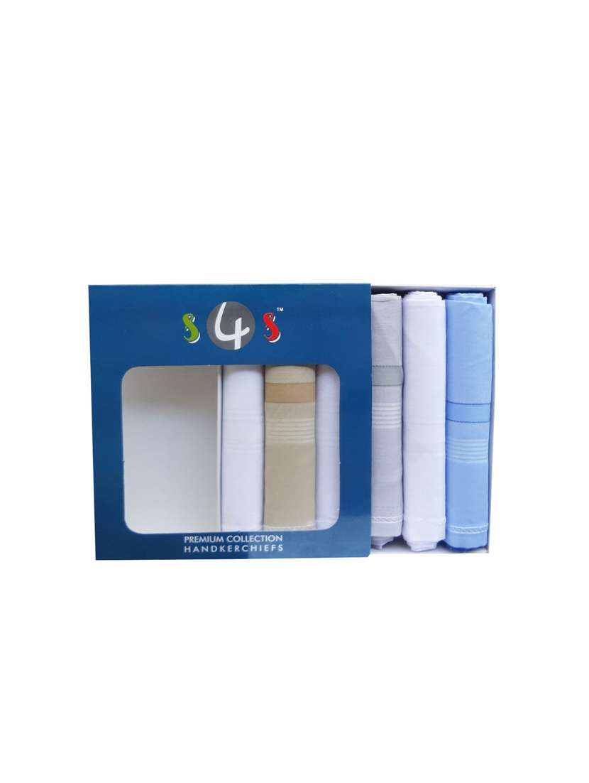 pack of 6 multicolored handkerchief
