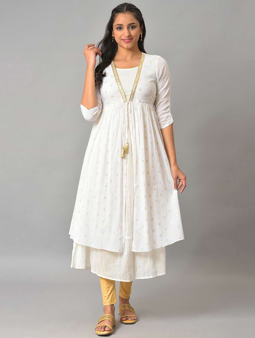 women's layered kurta