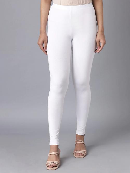 white solid legging - 19187818 - Standard Image - 0