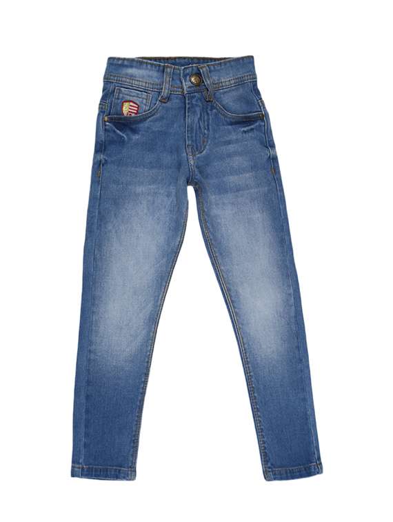boy's plain skinny fit jeans