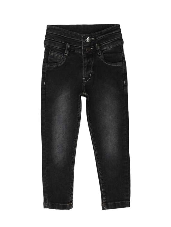 boy's plain skinny fit jeans