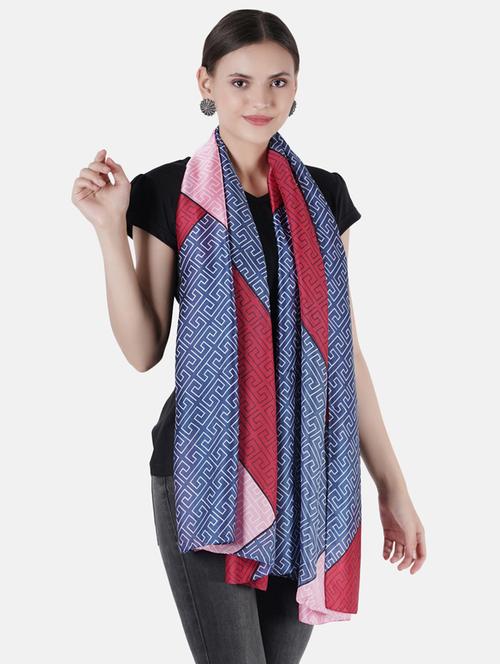 multi colored printed scarf - 19188599 -  Standard Image - 0