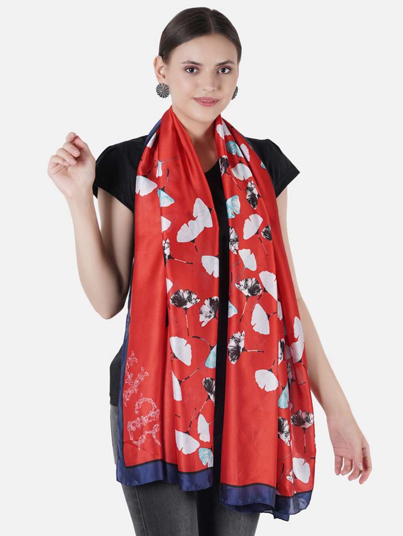 multi colored printed scarf - 19188602 - Zoom Image - 0