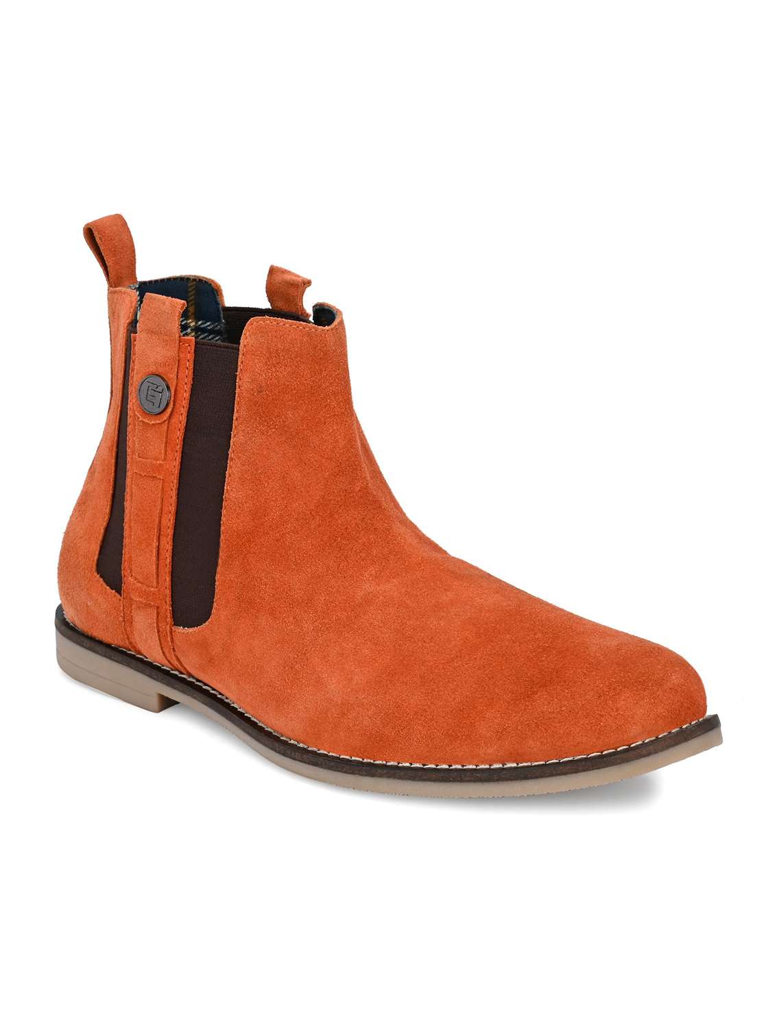 men tan slip on sneakers